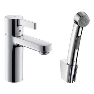 Смеситель с гигиеническим душем Hansgrohe Metris S 31160000 для раковины, хром
