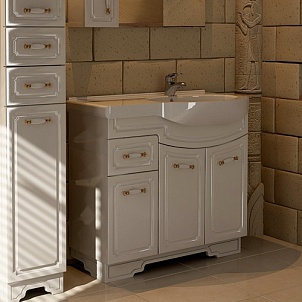 Мебельная раковина ASB-Mebel НСВ 90 R белый