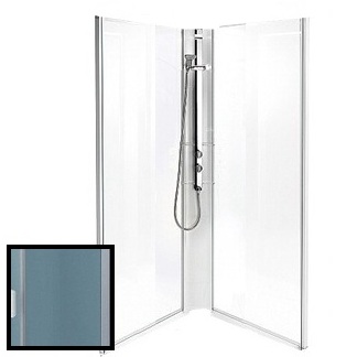 Задняя панель IDO Showerama 8-5 4985113011 100x100 тонированное стекло, хром матовый