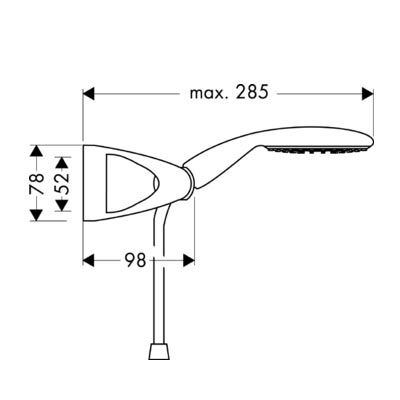 Душевой гарнитур Hansgrohe Raindance 27573000 хром