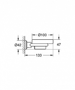 Мыльница Grohe Allure/Atrio 40256000