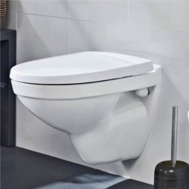 Унитаз подвесной Gustavsberg Nautic 5530 с жесткой крышкой-сиденьем