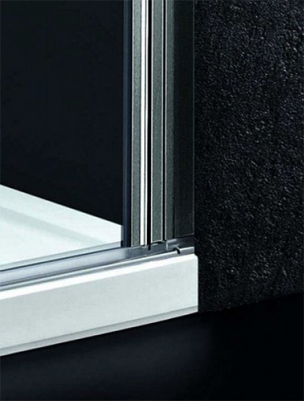 Душевая дверь в нишу Cezares Fontano FONTANO-B-1-90-Pi-Cr-L 90 L рифленое стекло