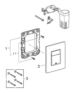 Кнопка смыва Grohe Skate Cosmopolitan Set Fresh 38805000