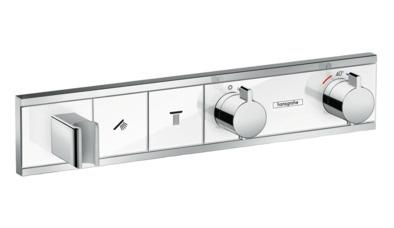 Термостат Hansgrohe RainSelect 15355400 для душа, белый/хром