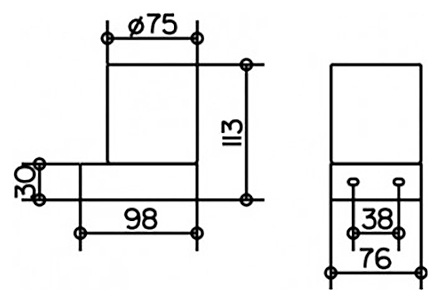 Стакан Keuco Edition 300 30050019000 с держателем, хром