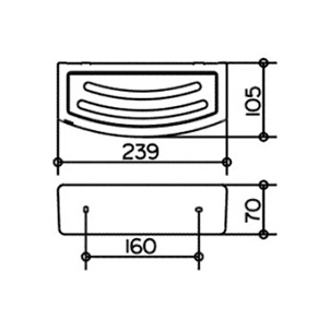 Полка Keuco Elegance new 11658010000 белый