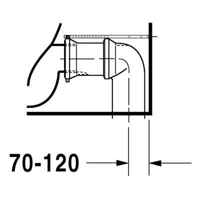 Чаша для унитаза-компакта Duravit DuraStyle 2156090000