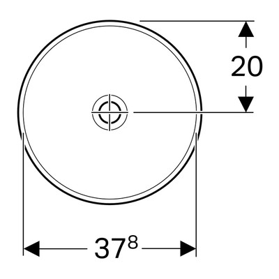 Раковина Geberit Variform 500.702.01.2 40 белый