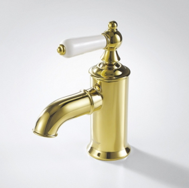 Смеситель Bravat Art F175109G для раковины золото