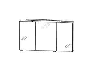 Мебель для ванной Puris Ice line 120 белая