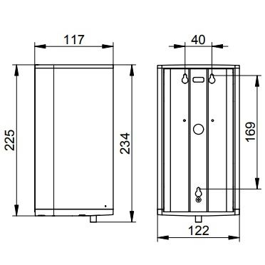 Дозатор Keuco Plan 14956011437 для пенного мыла, хром
