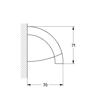 Держатели полки Grohe Chiara 40190000 хром 