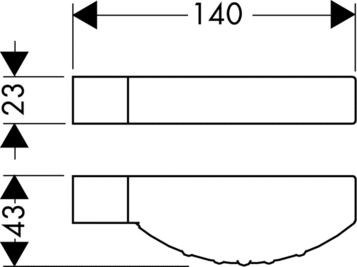 Мыльница Hansgrohe Raindance 28664000