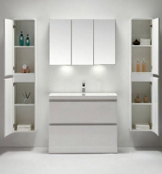 Тумба для комплекта BelBagno Energia-N ENERGIA-N-800-2C-PIA-BL 80 bianco lucido, напольная