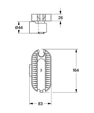 Мыльница Grohe Relexa Plus 28639000 с держателем