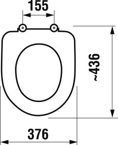 Сиденье без крышки Jika Olymp 8932823000631