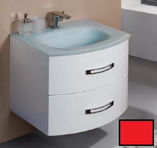 Тумба для комплекта Cezares Sting 54658 70 rosso