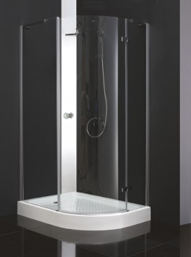 Душевой уголок Cezares Bergamo BERGAMO-R-1-90-C-Cr-L(-R)