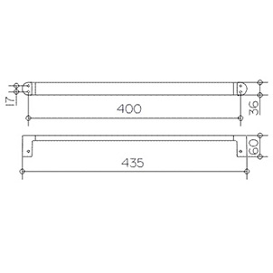 Полотенцедержатель Keuco Elegance 11601010400 хром