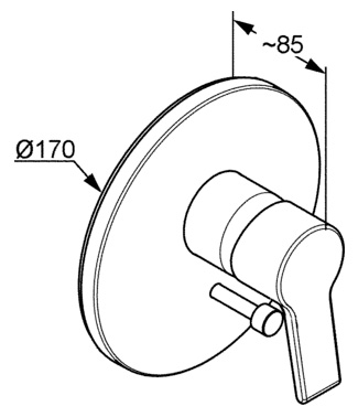 Смеситель Kludi O-CEAN 389600575 для ванны с душем