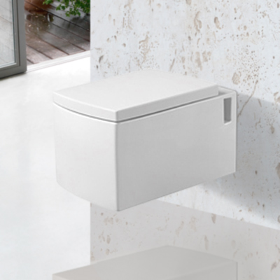 Чаша для унитаза подвесного BelBagno Ares BB2390B белый