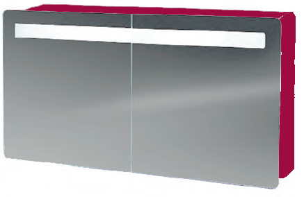 Тумба с раковиной Am.Pm Serenity 80 красная