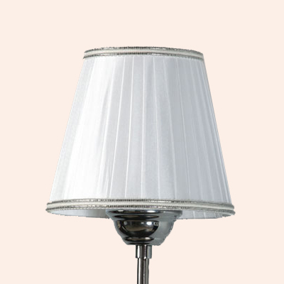 Абажур для светильника Tiffany World TW14-01.54-bi/cr белый/хром