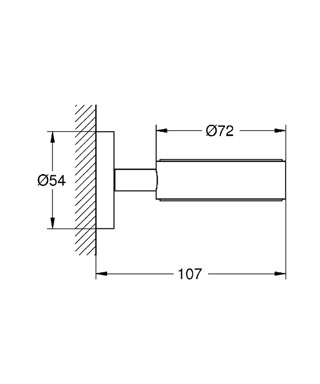 Держатель для стаканов Grohe Essentials 40369000