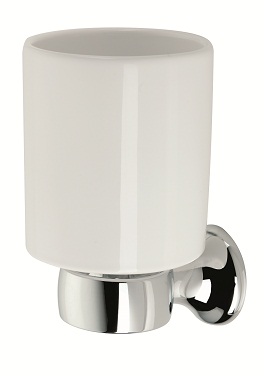 Стакан Stil Haus Opera OP10(08) белый/хром