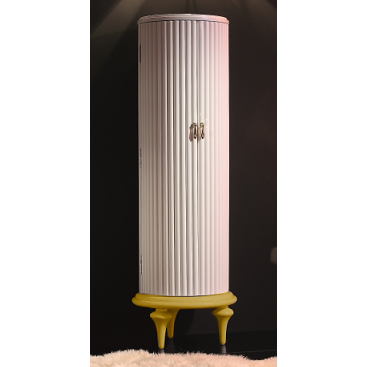 Шкаф-пенал Tessoro Rivoli TS-RI912-S-W/G 45 белый/цоколь с ножками золото