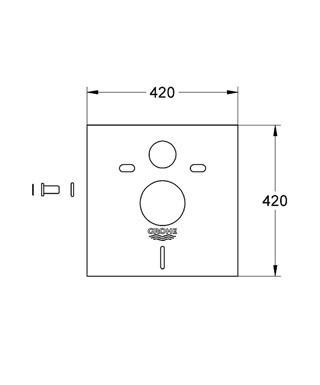 Звукоизоляционный комплект Grohe 37131000