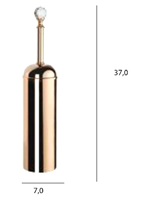 Ершик Tiffany World Crystal TWCR220br-sw бронза