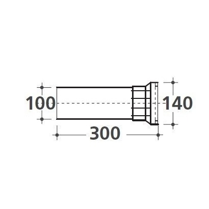 Патрубок Galassia 9053 для унитаза