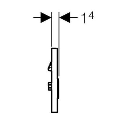 Кнопка смыва Geberit Sigma 50 116.016.11.1 белая