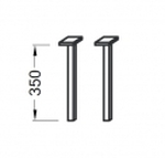 Ножки для тумбы Jacob Delafon Odeon Up EB906-NF 35 см