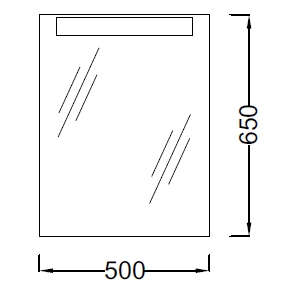 Зеркало Jacob Delafon Presquile EB1107-NF 50 см