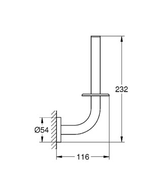 Держатель для запасных рулонов Grohe Essentials 40385000