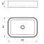 Раковина Ravak Ceramic R SLIM 550 XJX01155002 - фото 6