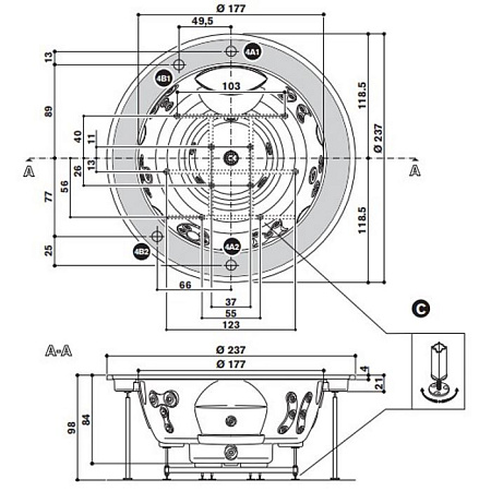 Минибассейн Jacuzzi Professional Alimia 944501865 237х237