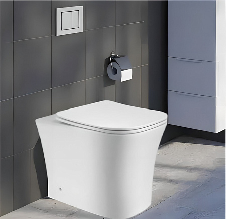 Унитаз приставной Ceruttispa Marmolada CT8906 белый