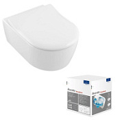 Унитаз подвесной Villeroy & Boch Avento 5656RS01 с сиденьем микролифт SlimSeat, alpin