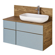 Тумба под раковину Aquaton Мишель 1A256901MIX30 100 дуб рустикальный/фьорд