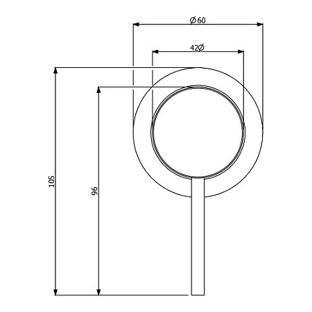 Смеситель Villeroy & Boch Dawn TVW10619A153K5 для раковины, черный матовый