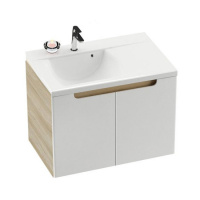 Тумба с раковиной Ravak Classic SDD 800 X000001095 L подвесная, латте/белая