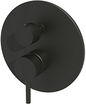 Смеситель Paffoni Light LIG019NO для душа, черный матовый