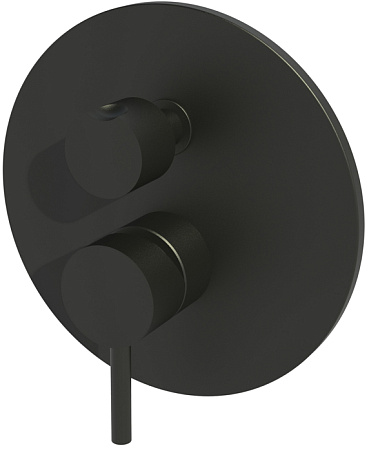Смеситель Paffoni Light LIG019NO для душа, черный матовый