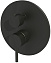 Смеситель Paffoni Light LIG019NO для душа, черный матовый