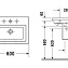 Раковина Duravit 2ND Floor 0491600000  60 - фото 2