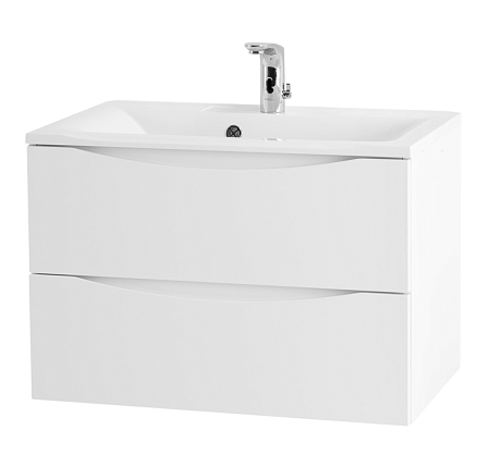 Тумба под раковину BelBagno Marino MARINO-650-2C-SO-BL-P 65 bianco lucido